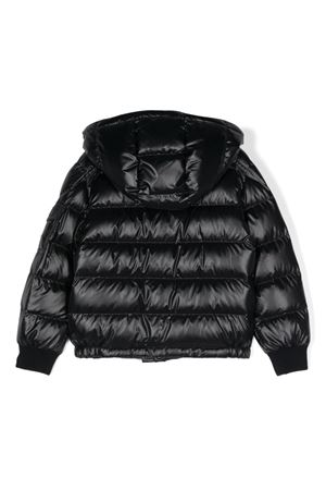 bomber in piuma d'oca nero MONCLER KIDS | J29541A00018595ZJ778